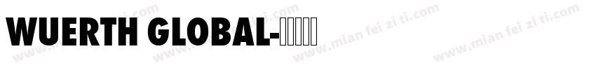 Wuerth Global字体转换